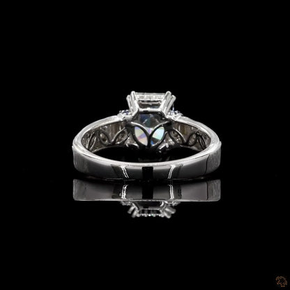 The Emerald Trinity – 0.51 Ct Three-Stone Diamond Ring